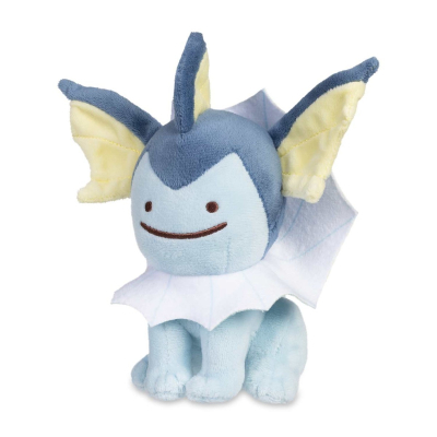 Officiële Pokemon center knuffel ditto transform Vaporeon +/- 16cm